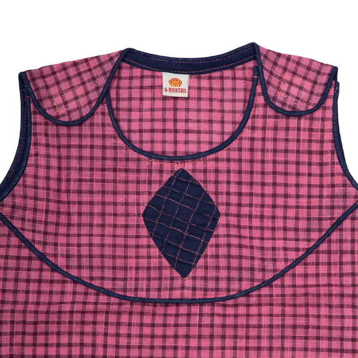 Readymade Panchakacham Dhoti Pair - Size 6 Months | Cotton Panchakajam/ Traditional Dress For Temple Functions - Veshti & Dhoti