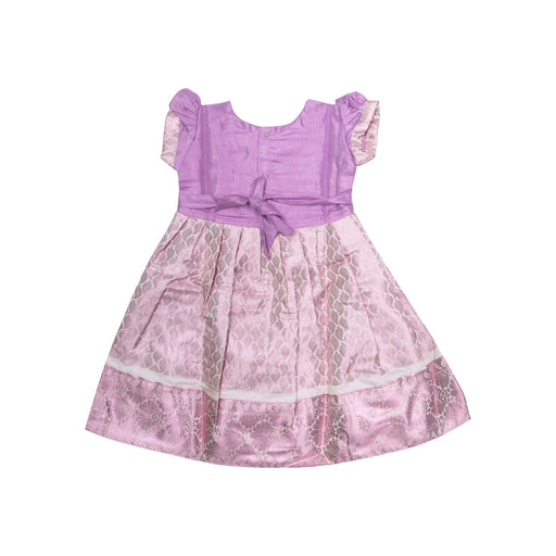 Kerala Cotton Frock Dress - Size 1 Year | Gown Dress/Ethnic Wear/Readymade Dress For Baby Girls Festival Outfit - Long Skirts / Ghagra / Pavadai