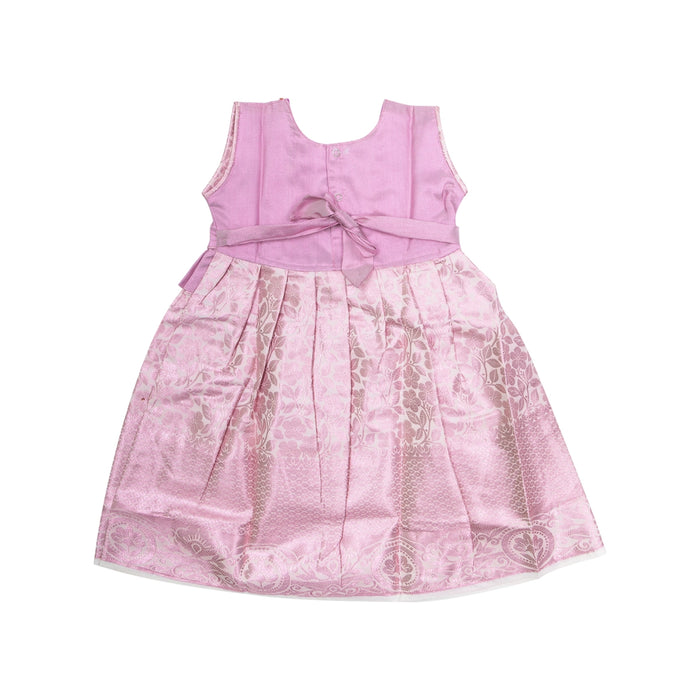 Kerala Cotton Frock Dress - Size 2 Year | Gown Dress/Ethnic Wear/Readymade Dress For Baby Girls Festival Outfit - Long Skirts / Ghagra / Pavadai