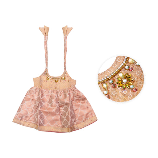 Frock Dress - Size New Born | Gown Dress/ Ethnic Wear/ Readymade Dress For Infant Traditional Function Wear - Long Skirts / Ghagra / Pavadai