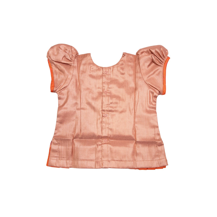 Pattu Pavadai Sattai Pair - Size 16-18 | Skirt And Top/South Indian Dress/Traditional Dress For Baby Girls - Long Skirts / Ghagra / Pavadai