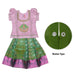 Pattu Pavadai Sattai Pair - Size 20 | South Indian Dress/ Skirt And Top/ Traditional Dress For Baby Girls - Long Skirts / Ghagra / Pavadai