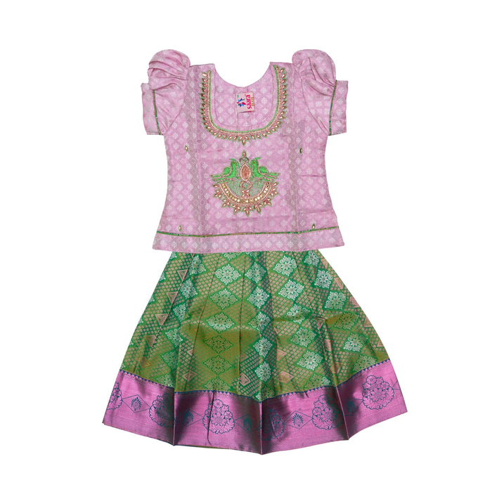 Pattu Pavadai Sattai For KIds , Varalakshmi Decor