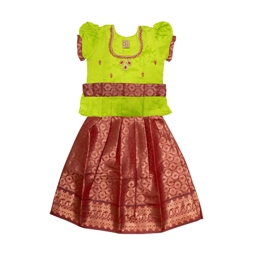 Traditional Dress for Kids , Pattu Pavadai Sattai Shop at Giri
