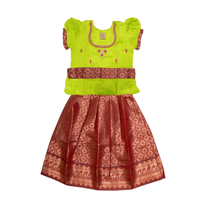 Traditional Dress for Kids , Pattu Pavadai Sattai Shop at Giri
