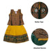 Pattu Pavadai Sattai Pair - Size 16-18 | South Indian Dress/ Skirt And Top/ Traditional Dress For Baby Girls - Long Skirts / Ghagra / Pavadai