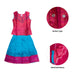 Pattu Pavadai Sattai Pair | Size 26 - 28/ South Indian Dress/ Traditional Dress/ Skirt And Top For Baby Girls - Long Skirts / Ghagra / Pavadai