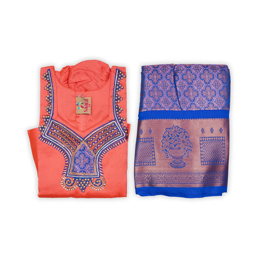 Pattu Pavadai Sattai For KIds , Varalakshmi Decor