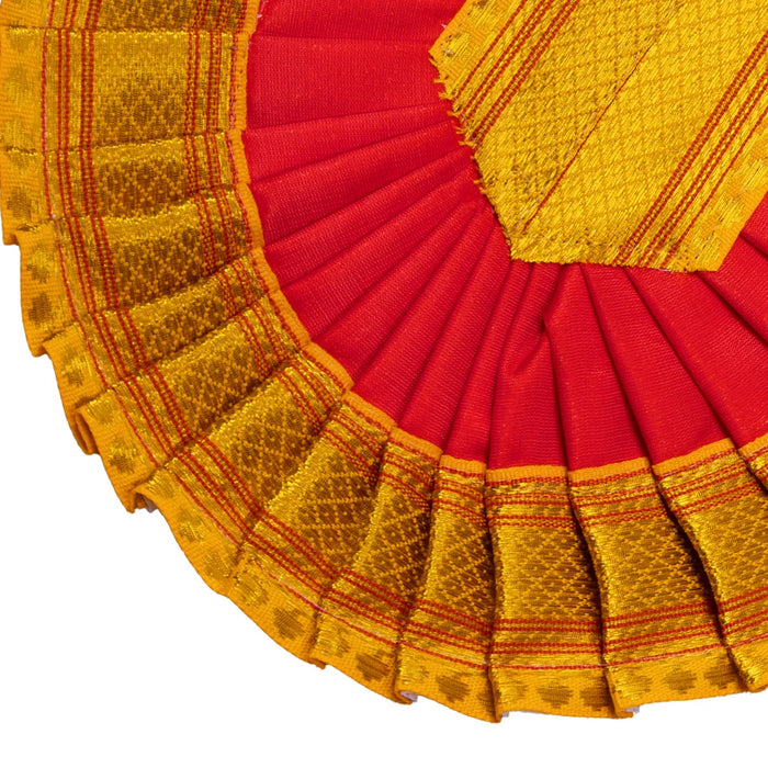 Lakshmi Dress for Lamp & Kalasham - 6 Inches | Decorative Devi Dress/ Goddess Vastram for Kalash & Pooja