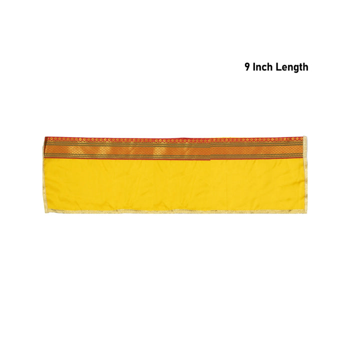 Kolhapuri Laxmi Dress - 9 Inches | Decorative Devi Vastram/ Lakshmi Dress for Deepam & Deity Decor