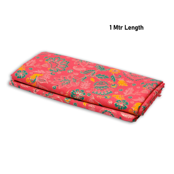Blouse Bit - 1 Mtr| Cotton Blouse Cloth / Unstitched Blouse Piece / Blouse Material for Women