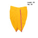 Readymade Panchakacham | Embroidery Border & Cotton Dhoti/ Mango Yellow Colour Panchakajam For Festive Occasions - Veshti & Dhoti