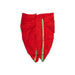 Readymade Panchakacham | Length 39 Inches/ Hip 27 Inches/ Cotton Dhoti/ Red Panchakajam For Traditional Wear - Veshti & Dhoti