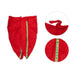 Readymade Panchakacham | Length 39 Inches/ Hip 27 Inches/ Cotton Dhoti/ Red Panchakajam For Traditional Wear - Veshti & Dhoti