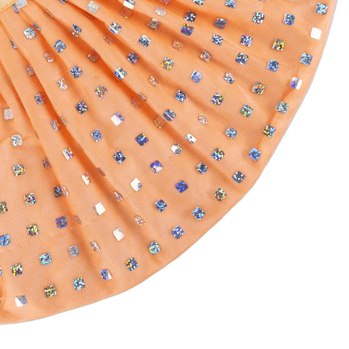 Devi Dress - 7 X 13 Inches | Mata Rani Poshak/ Lehenga Patka/ Devi Vastra/ Amman Pavadai For Deity Decoration - Devi Dress