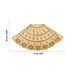 Devi Dress - 8.5 X 16 Inches | Mata Rani Poshak/ Lehenga Patka/ Embroidery Amman Pavadai For Deity Decoration - Devi Dress
