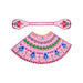 Devi Dress - 7 X 14 Inches | Mata Rani Poshak/ Lehenga Patka/ Embroidery Amman Pavadai For Deity Decoration - Devi Dress
