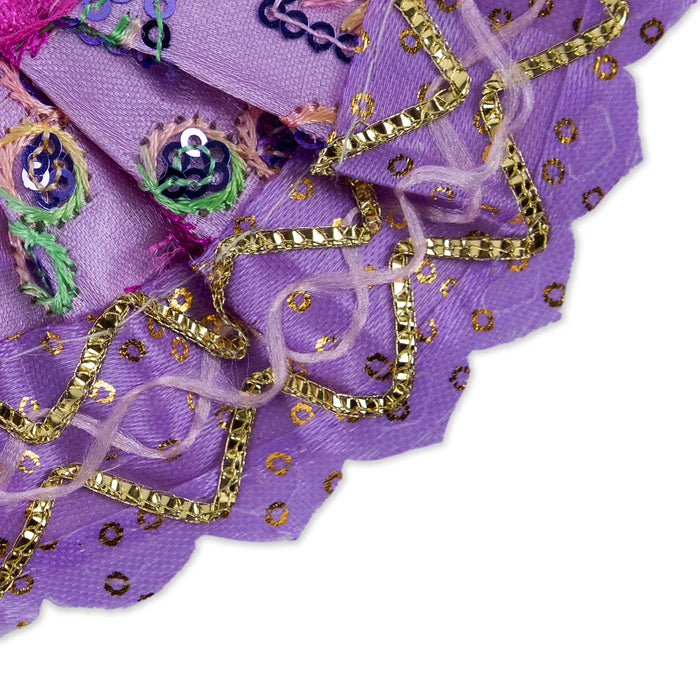 Lehenga Patka - 2.5 Inches | Amman Pavadai/ Devi Vastra/ Mata Poshak for Deity/ Assorted