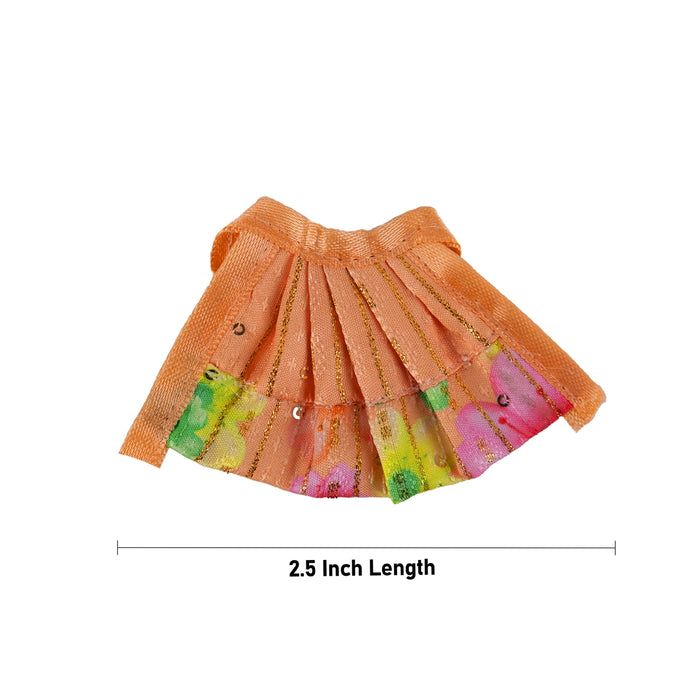 Lehenga Patka - 2.5 Inches | Amman Pavadai/ Devi Vastra/ Mata Poshak for Deity/ Assorted