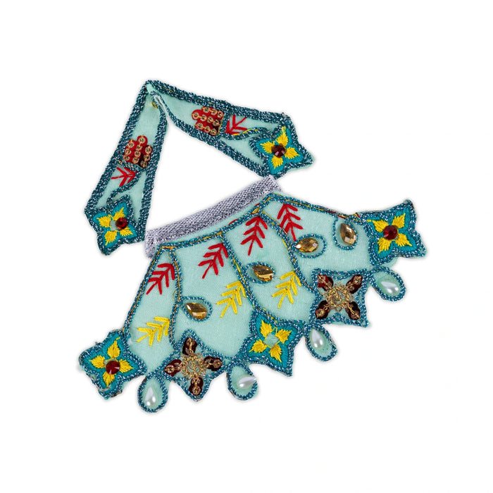 Devi Vastra - 2.5 Inches | Mata Rani Poshak/ Lehenga Patka/ Amman Pavadai For Deity Decor/ Assorted