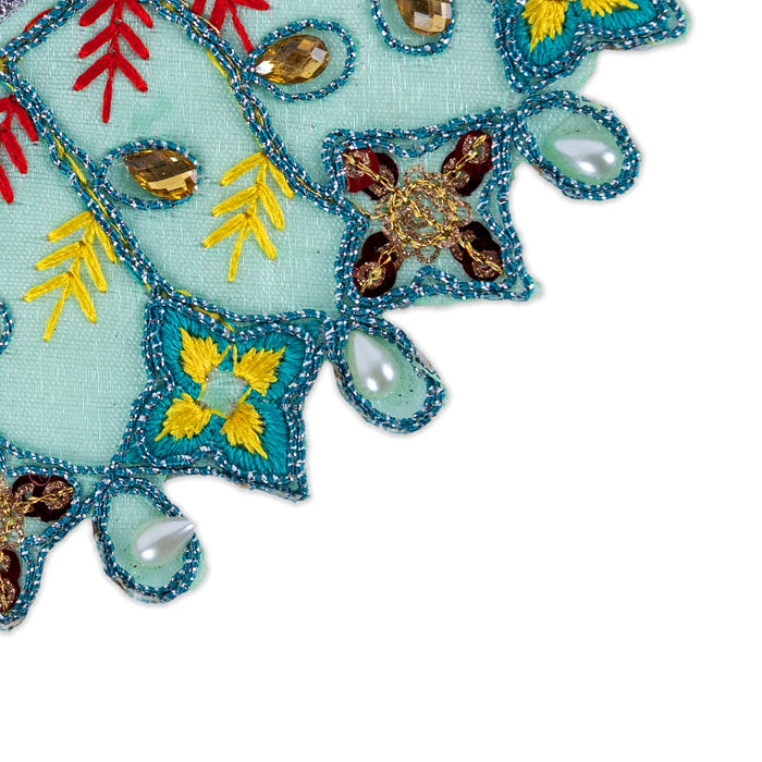 Devi Vastra - 2.5 Inches | Mata Rani Poshak/ Lehenga Patka/ Amman Pavadai For Deity Decor/ Assorted