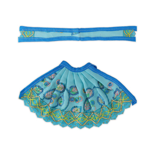 Amman Pavadai - 5 x 8 Inches | Mata Poshak / Lehenga Patka / Devi Dress / Devi Vastra for Deity - Devi Vastra