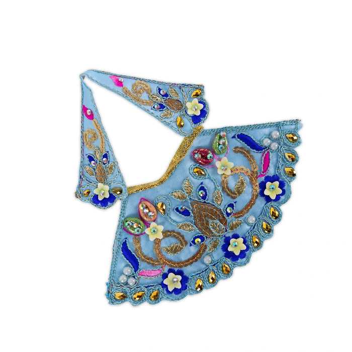 Amman Pavadai - 3.5 Inches | Lehenga Patka / Devi Vastra / Mata Poshak for Deity