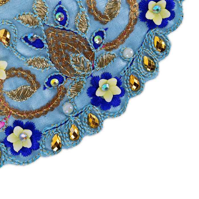 Amman Pavadai - 3.5 Inches | Lehenga Patka / Devi Vastra / Mata Poshak for Deity