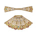 Devi Dress - 4.5 x 9 Inches | Embroidery Amman Pavadai / Lehenga Patka / Mata Poshak for God Idol - Devi Vastra
