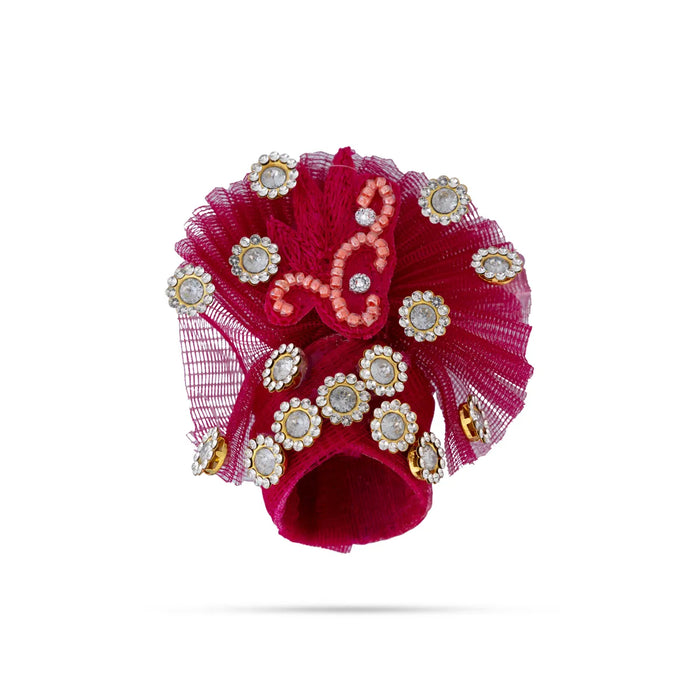 Krishna Dress Set – 6 Inches | Kanha Rani Jari Dress / Krishna Poshak / Laddu Gopal Clothes