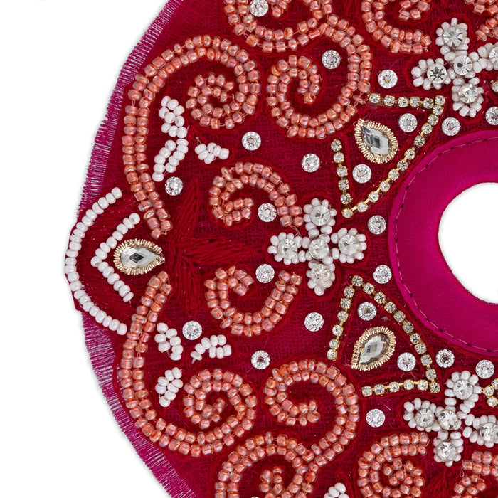 Krishna Dress Set – 6 Inches | Kanha Rani Jari Dress / Krishna Poshak / Laddu Gopal Clothes