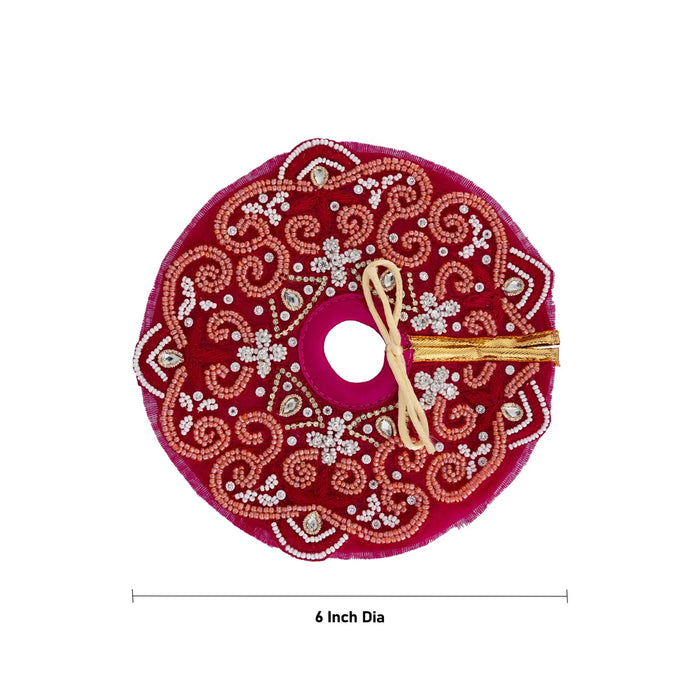 Krishna Dress Set – 6 Inches | Kanha Rani Jari Dress / Krishna Poshak / Laddu Gopal Clothes