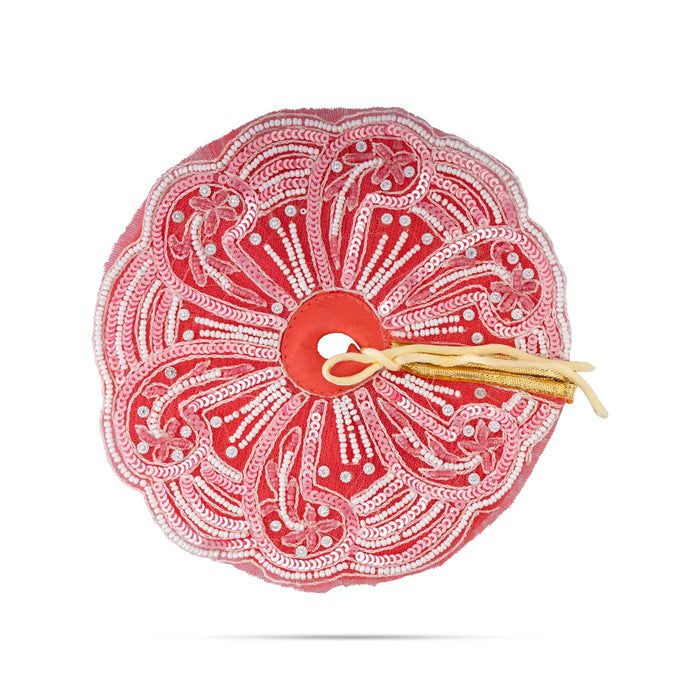 Krishna Dress Set – 6 Inches | Designer Kanha Poshak / Jari And Stone Laddu Gopal Dress Set For Deity Decoration