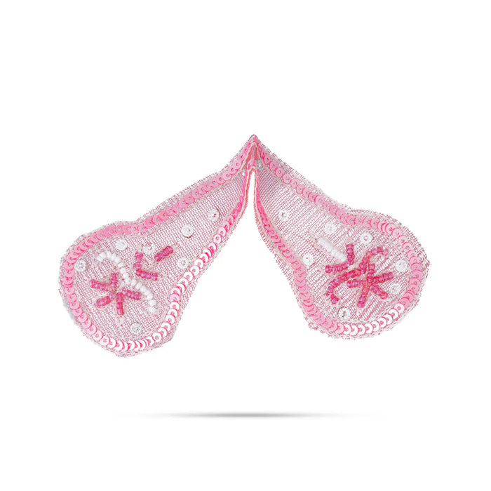 Krishna Dress Set – 5 Inches | Kanha Poshak Set / Jari Fancy Dress / Laddu Gopal Vastra For Deity