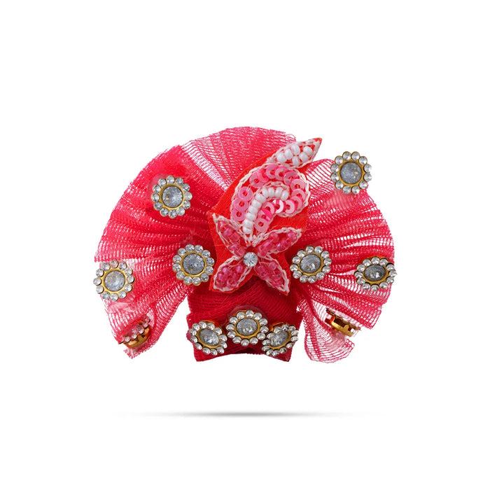 Krishna Dress Set – 5 Inches | Kanha Poshak Set / Jari Fancy Dress / Laddu Gopal Vastra For Deity