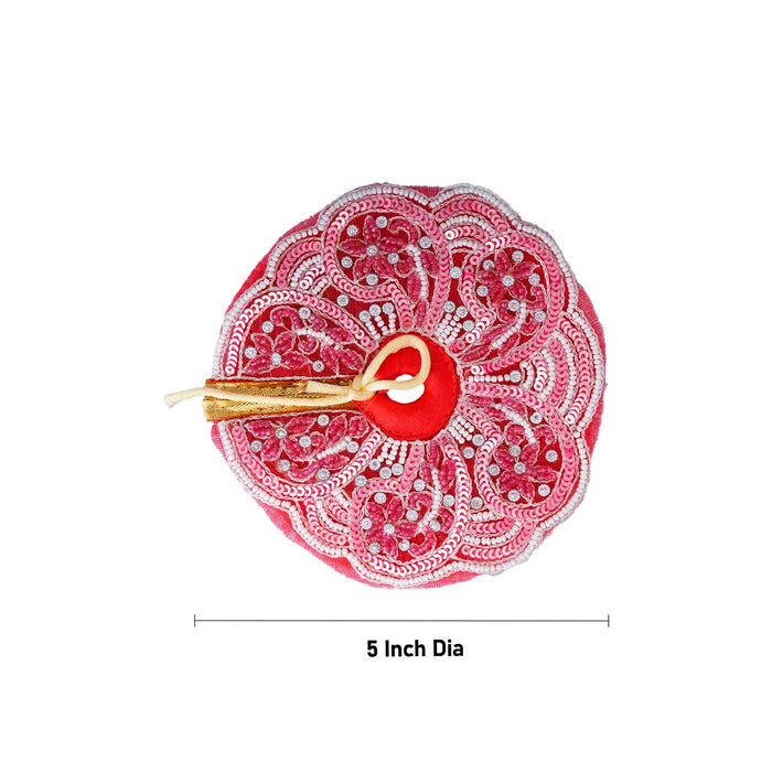 Krishna Dress Set – 5 Inches | Kanha Poshak Set / Jari Fancy Dress / Laddu Gopal Vastra For Deity