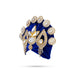 Stone Design Turban - 3.25 X 4 Inches | Decorative Kireedam/ Kiridam/ Crown For Deity Decor - Head & Face Accessories