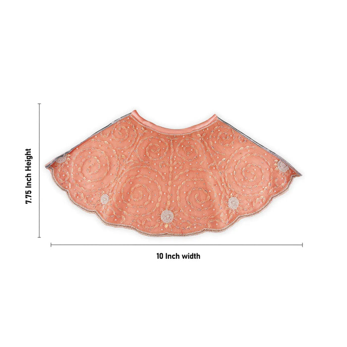 Radha Krishna Dress Set – 10 X 5.5 Inches | Jari Poshak / Fancy Radha Krishna Dress For Deity Decoration