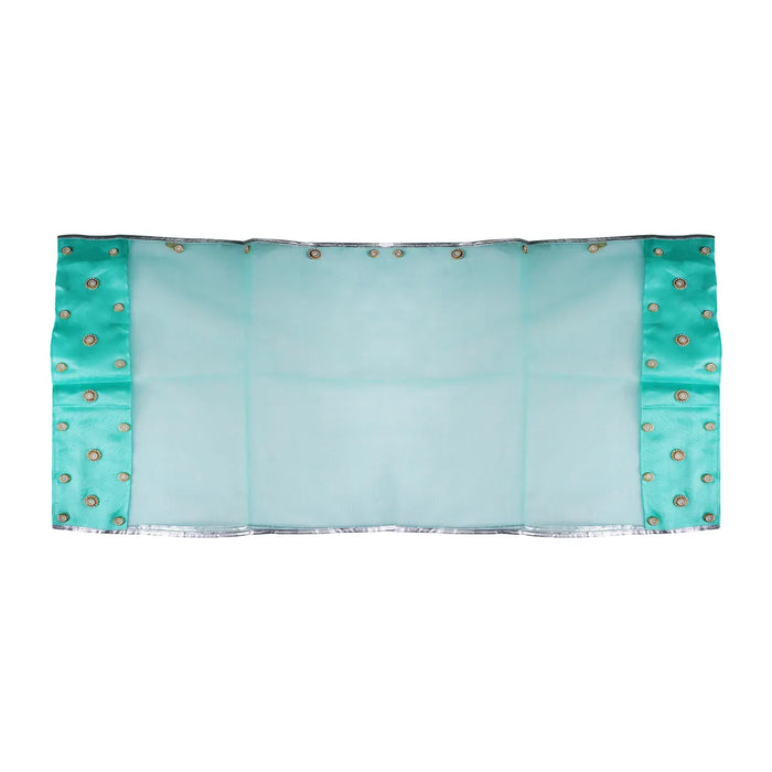 Radha Krishna Dress Set – 12 X 16 Inches | Jari Radha Krishna Poshak / Fancy Krishna & Radha Dress For Deity