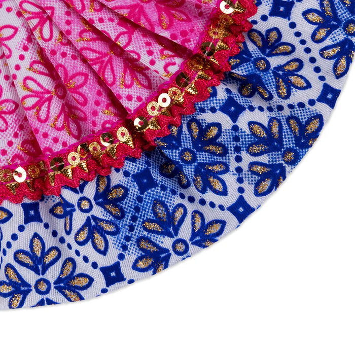 Lehenga Patka - 4.24 Inches | Amman Pavadai/ Devi Vastra/ Mata Poshak for Deity/ Assorted