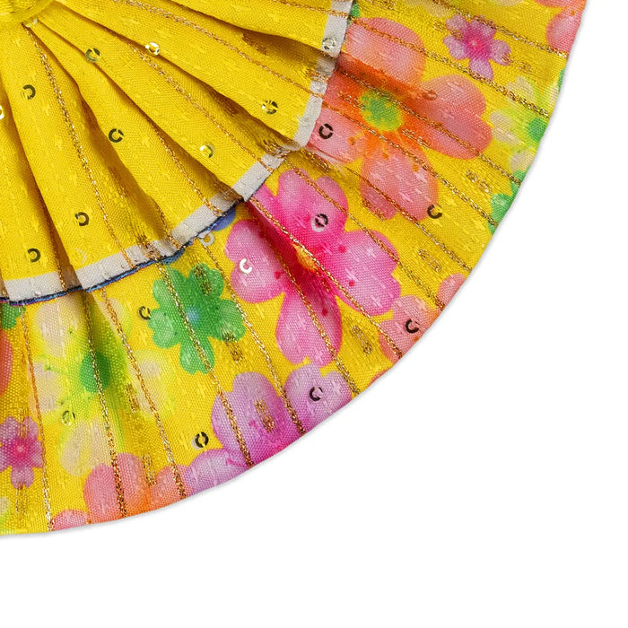 Lehenga Patka - 4.24 Inches | Amman Pavadai/ Devi Vastra/ Mata Poshak for Deity/ Assorted