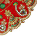 Amman Pavadai - 4.5 x 9 Inches | Embroidery Lehenga Patka / Devi Dress / Mata Poshak / Devi Vastra for Deity - Devi Vastra
