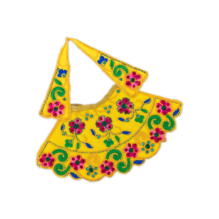 Lehanga Patka - 3.5 Inches | Amman Pavadai / Devi Vastra / Mata Poshak for Deity Decor
