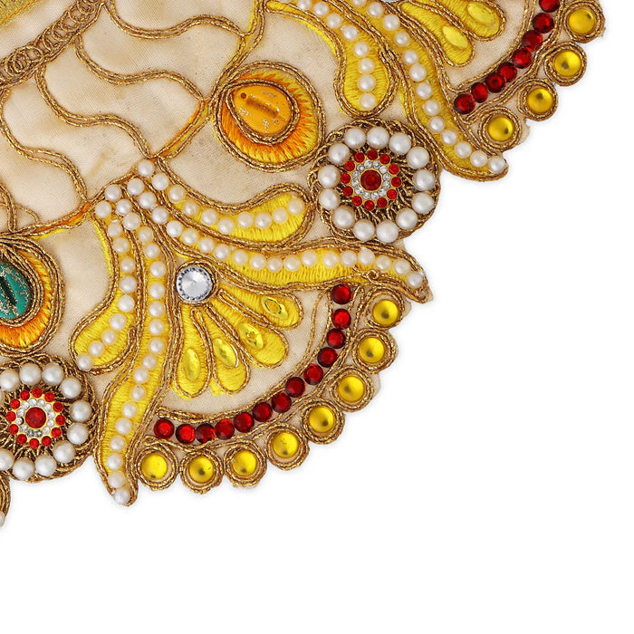 Amman Pavadai - 4.5 x 9.5 Inches | Mata Dress/ Devi Vastra/ Mata Poshak for Deity
