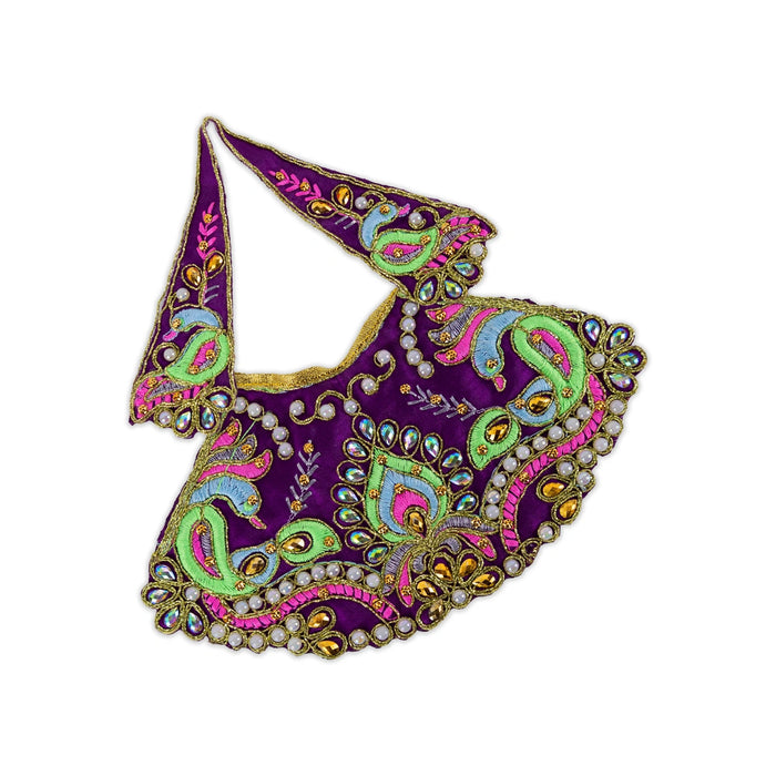 Lehanga Patka - 3.5 Inches | Amman Pavadai / Designer Devi Vastra / Mata Poshak for Deity Decor/ Assorted