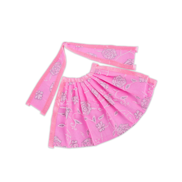 Lehenga Patka - 5.5 Inches | Devi Dress / Amman Pavadai / Embroidery Mata Poshak / Devi Vastra for Deity/ Assorted