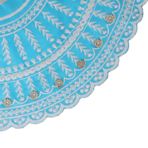 Devi Dress - 6 x 11 Inches | Amman Pavadai / Lehenga Patka / Mata Poshak for God Idol - Devi Vastra
