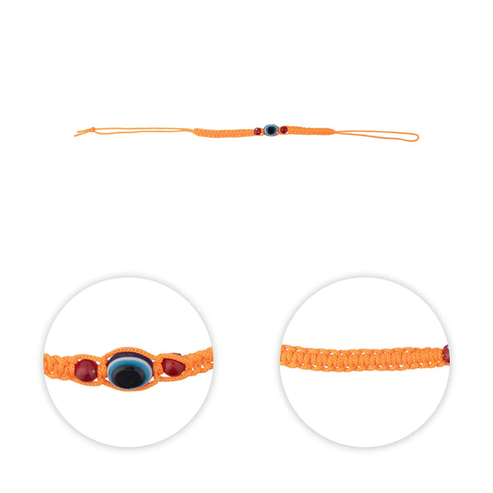 Evil Eye Bracelet – 11 Inch | Rope Bracelet / Braided Band / Protective Wrist Band for Daily Wear