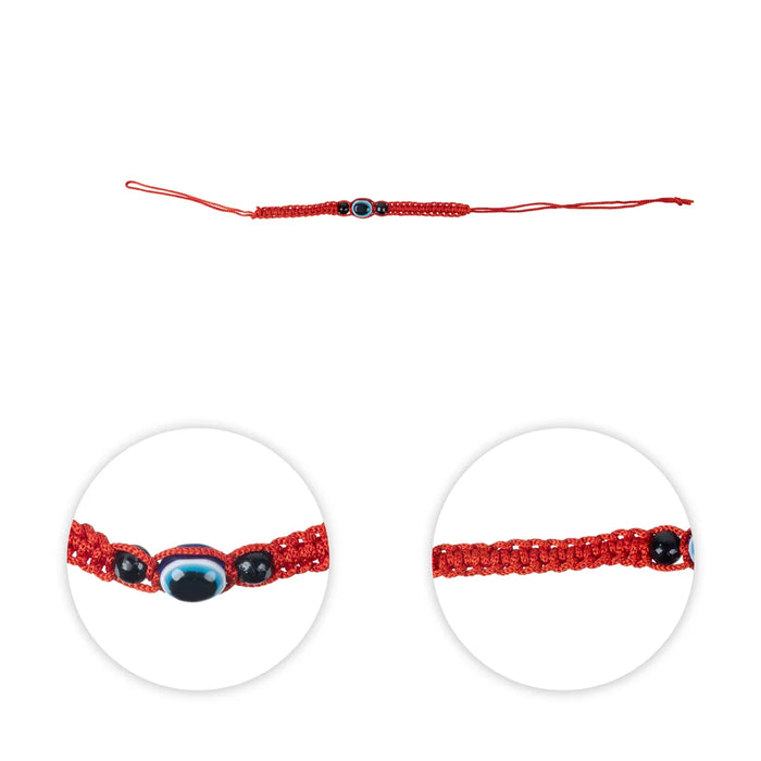 Evil Eye Bracelet – 11 Inch | Rope Bracelet / Braided Band / Protective Wrist Band for Daily Wear