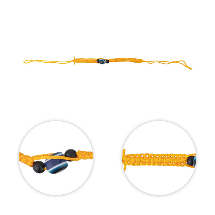 Evil Eye Bracelet – 11 Inch | Rope Bracelet / Braided Band / Protective Wrist Band for Daily Wear